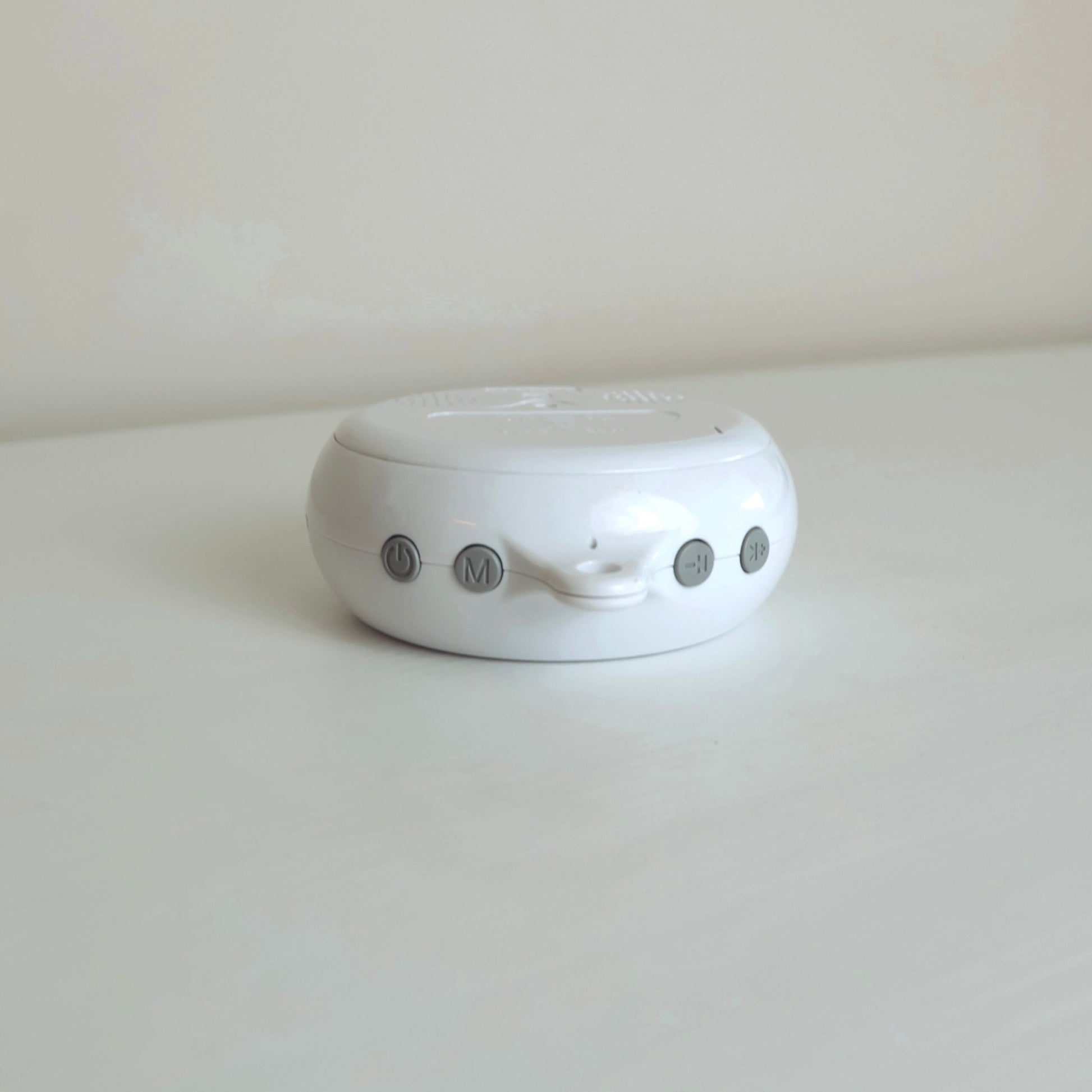Boîtier musical blanc universel pour mobile de bébé, de forme ronde